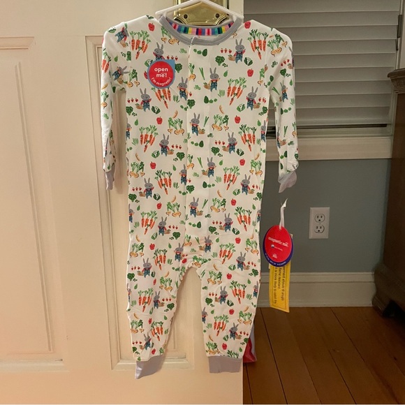 Magnetic Me Bunny Blossom Modal Ruffle Pajama Set main image 0
